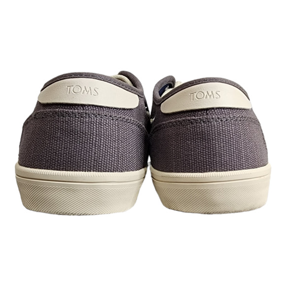 Tom's Dorado Canvas Boat Shoe in Shade (Gray) Size 8 - Picture 7 of 12